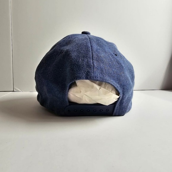 Vintage Franks Place Hat Tropical denim baseball cap 80s 90s - Picture 2 of 3